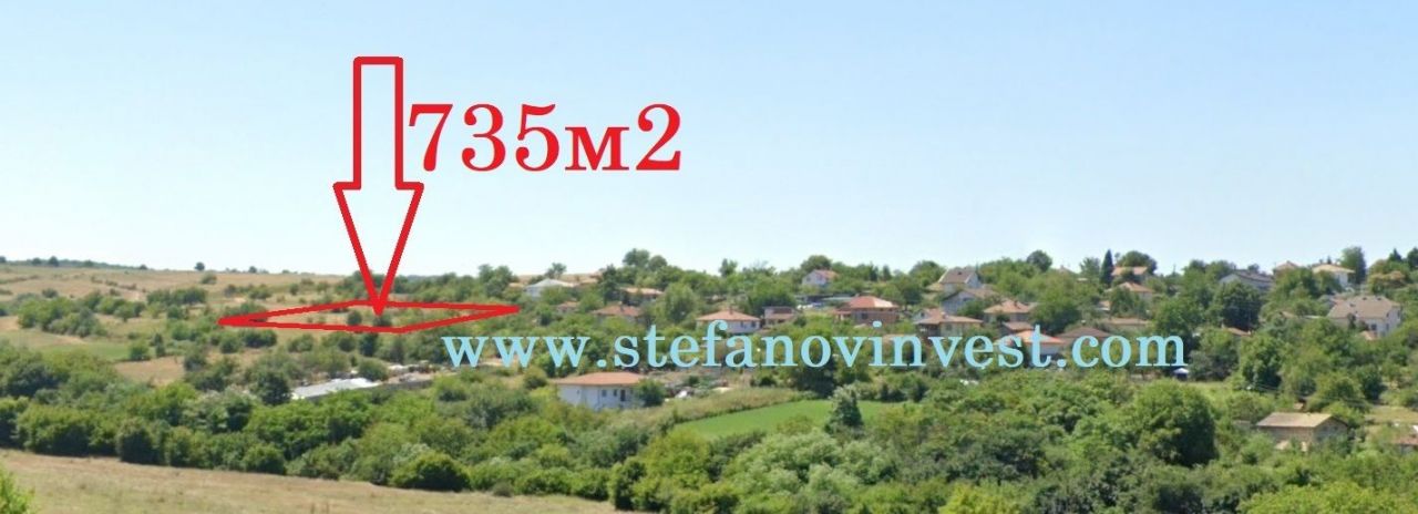 Земля в Константиново, Болгария, 735 м² - фото 1