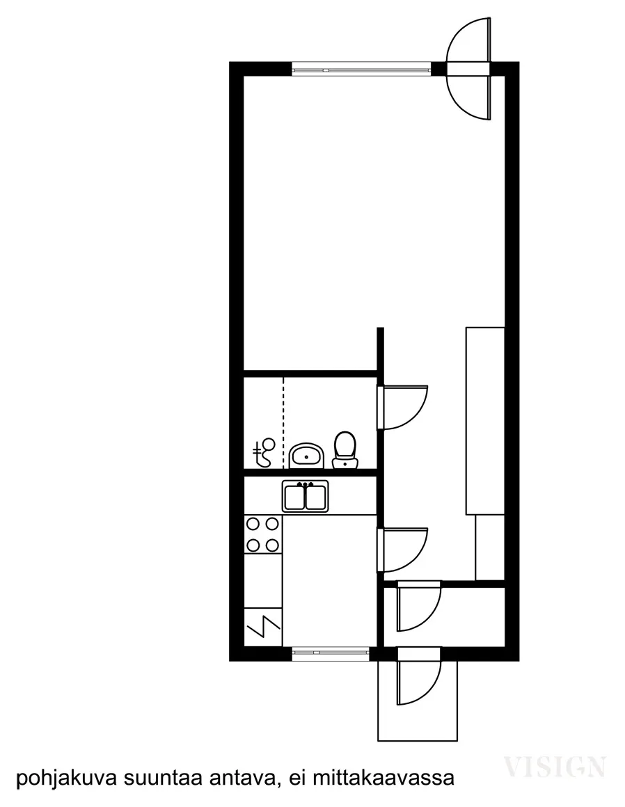 Таунхаус в Кокколе, Финляндия, 36 м² - фото 2