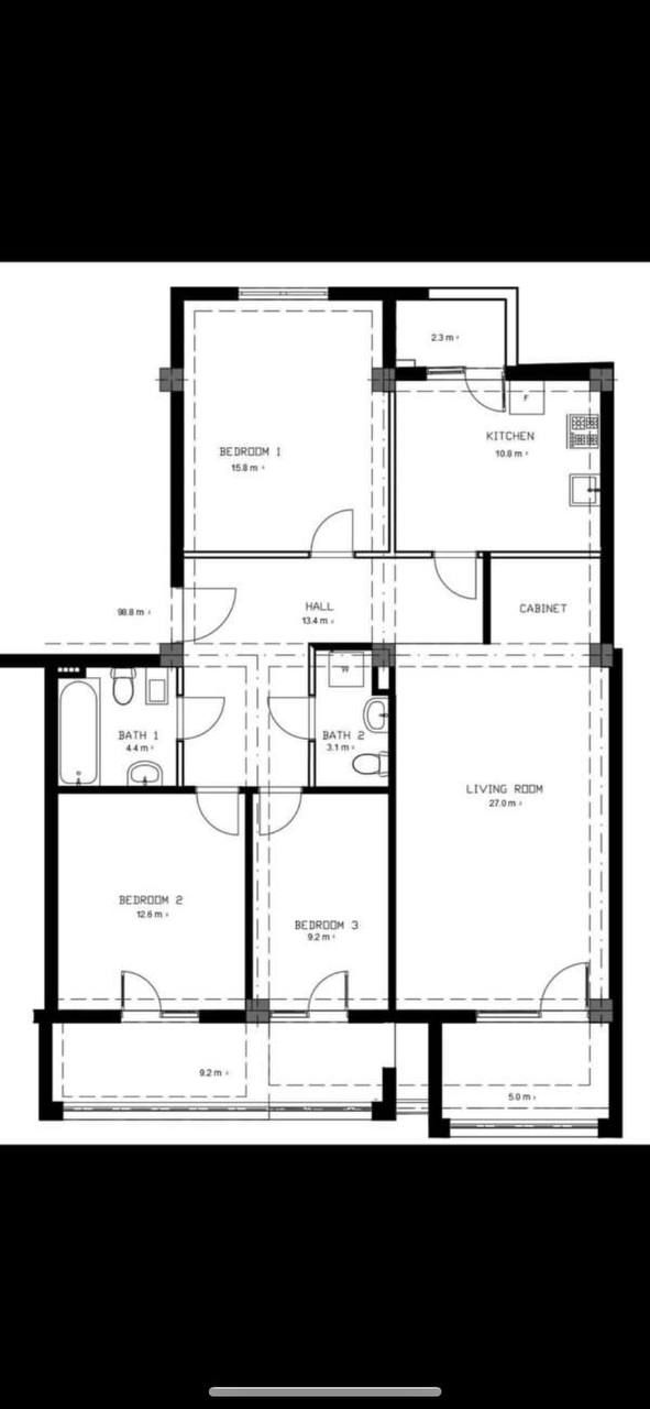 Квартира в Тбилиси, Грузия, 117 м² - фото 1