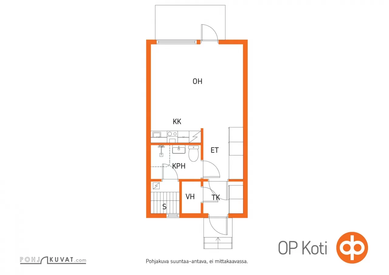 Таунхаус в Форсса, Финляндия, 29 м² - фото 2