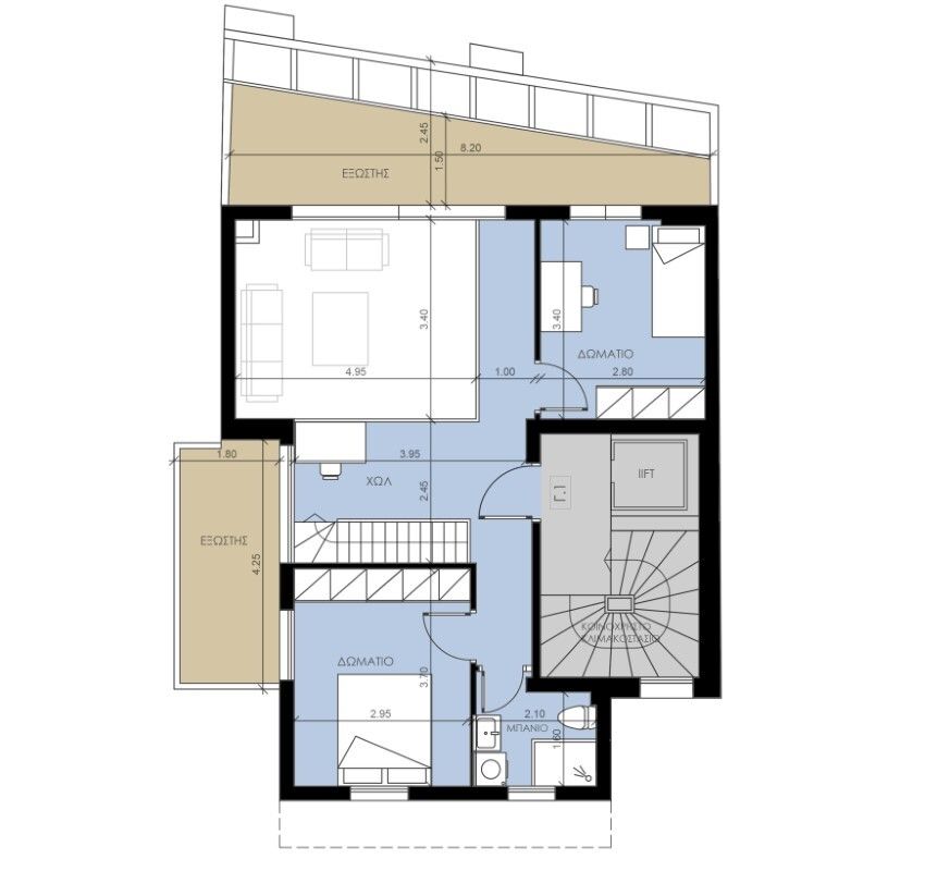 Мезонет в Салониках, Греция, 140 м² - фото 3