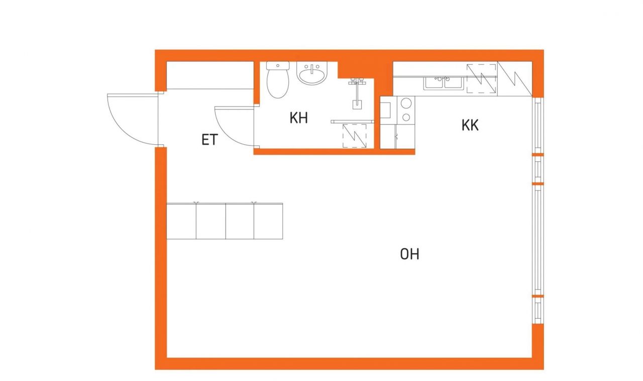 Квартира в Падасйоки, Финляндия, 31.5 м² - фото 2