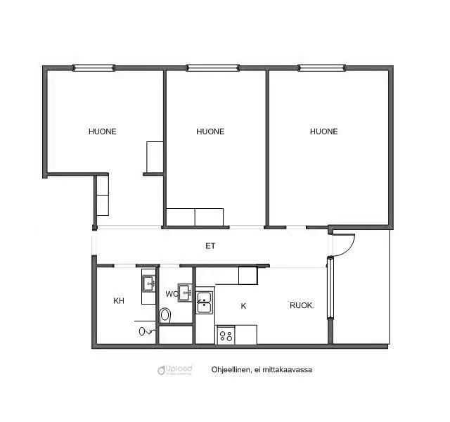 Квартира в Коуволе, Финляндия, 73.5 м² - фото 2