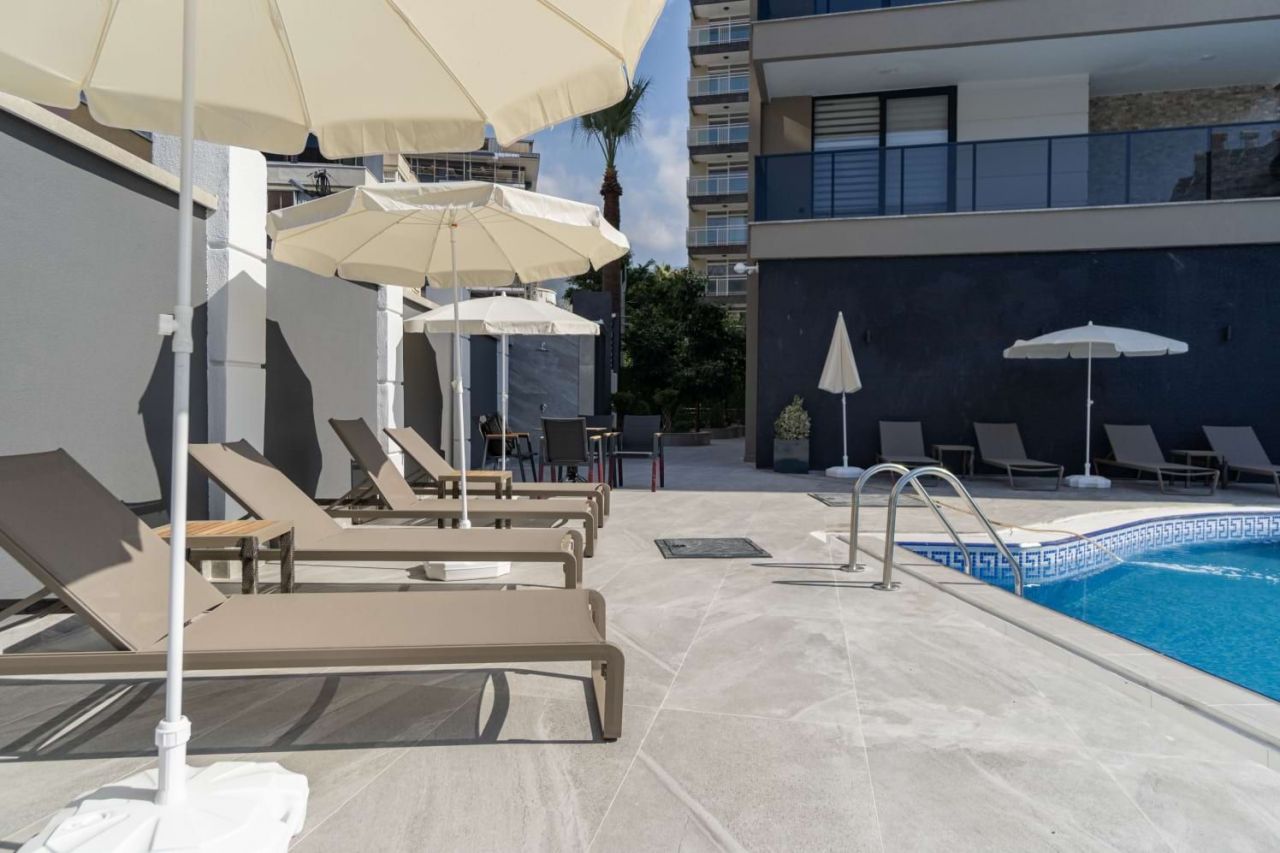 Апартаменты в Алании, Турция, 48 м² - фото 14