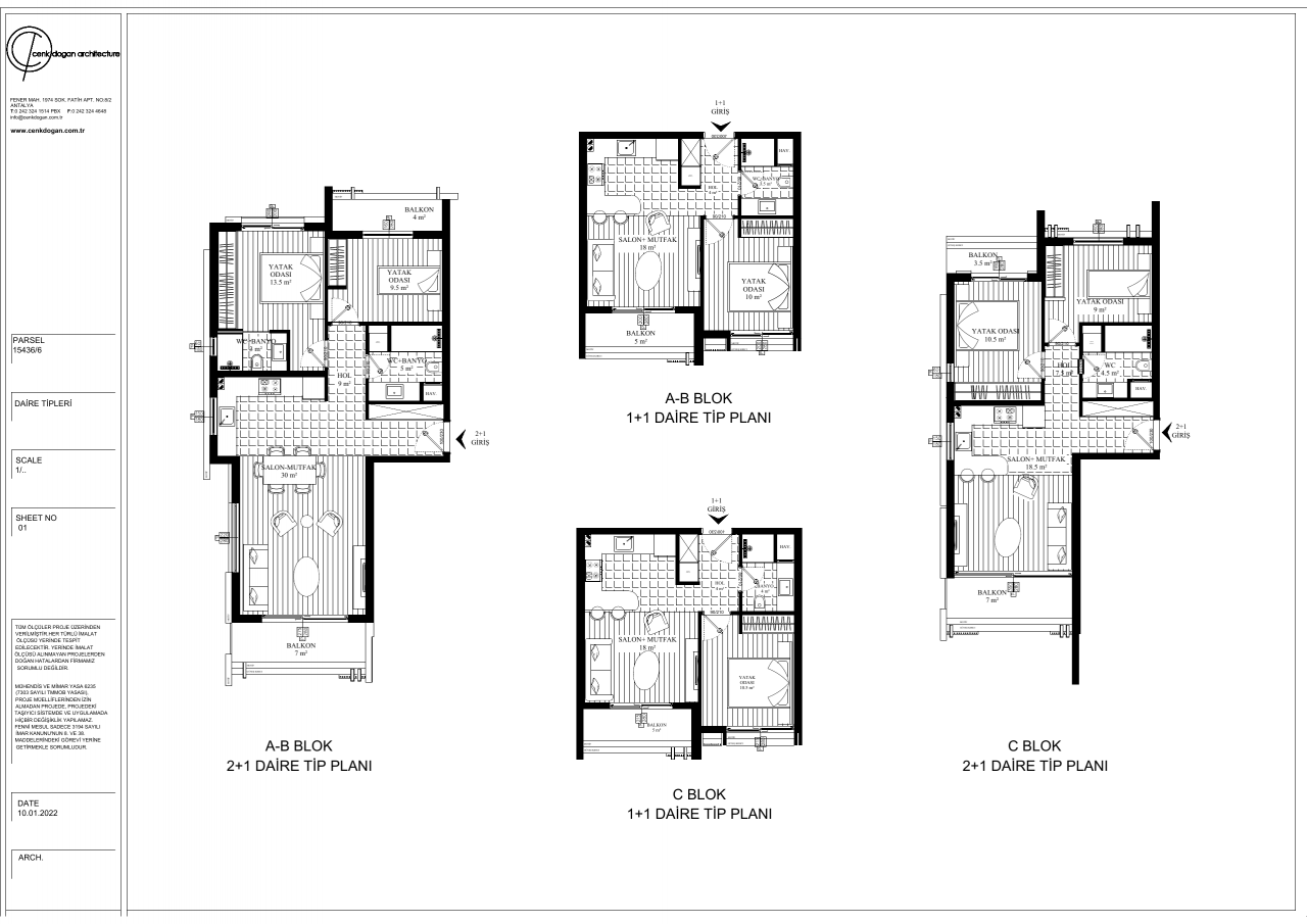Квартира в Анталии, Турция, 51 м² - фото 15