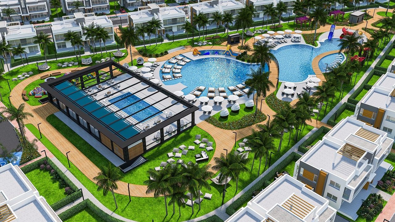 Апартаменты в Фамагусте, Кипр, 53 м² - фото 1