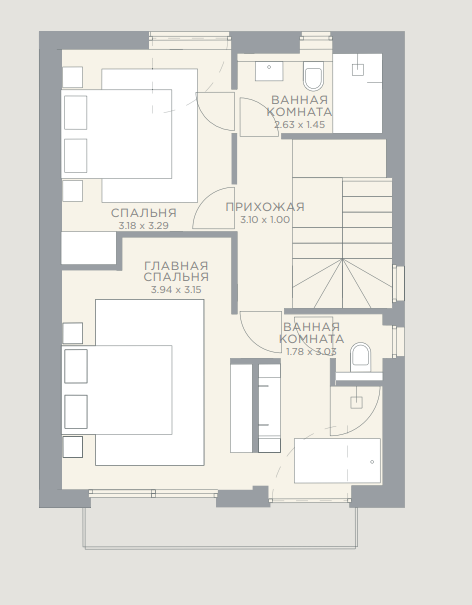 Апартаменты в Пафосе, Кипр, 120 м² - фото 3