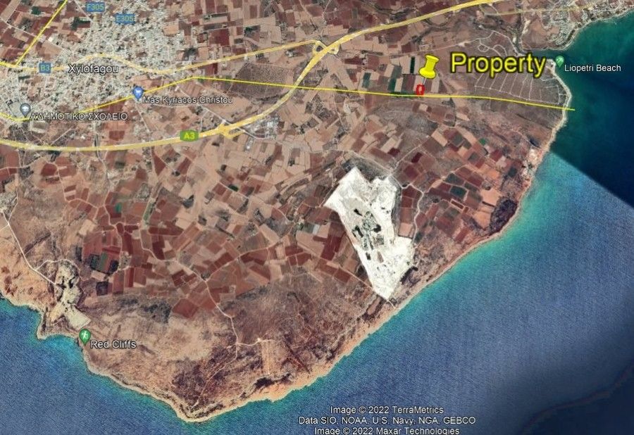 Земля в Протарасе, Кипр, 5 839 м2 - фото 1