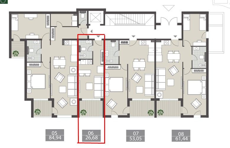 Коммерческая недвижимость в Тивате, Черногория, 26 м² - фото 3