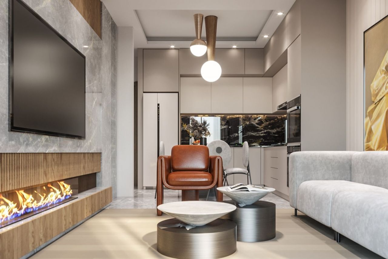 Квартира в Алании, Турция, 55 м² - фото 9