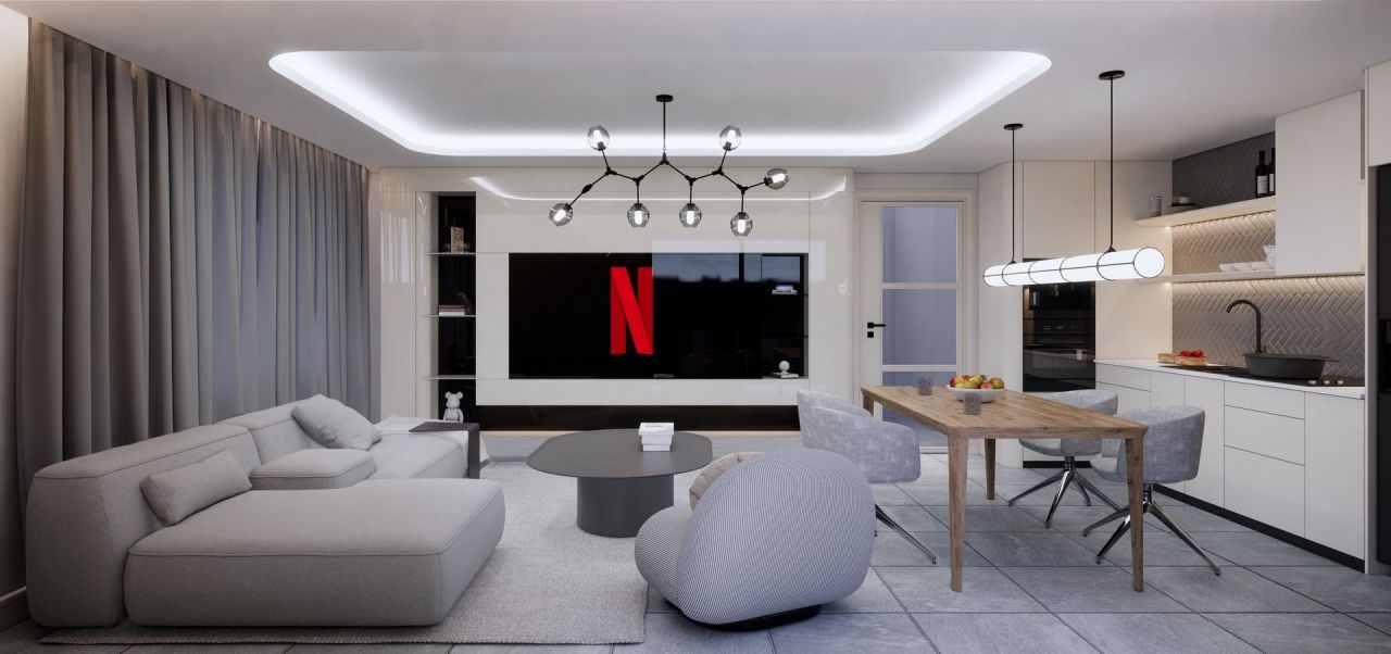 Квартира в Газипаше, Турция, 90 м² - фото 14