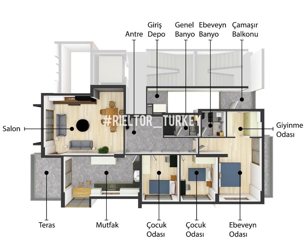 Квартира в Манавгате, Турция, 220 м² - фото 18