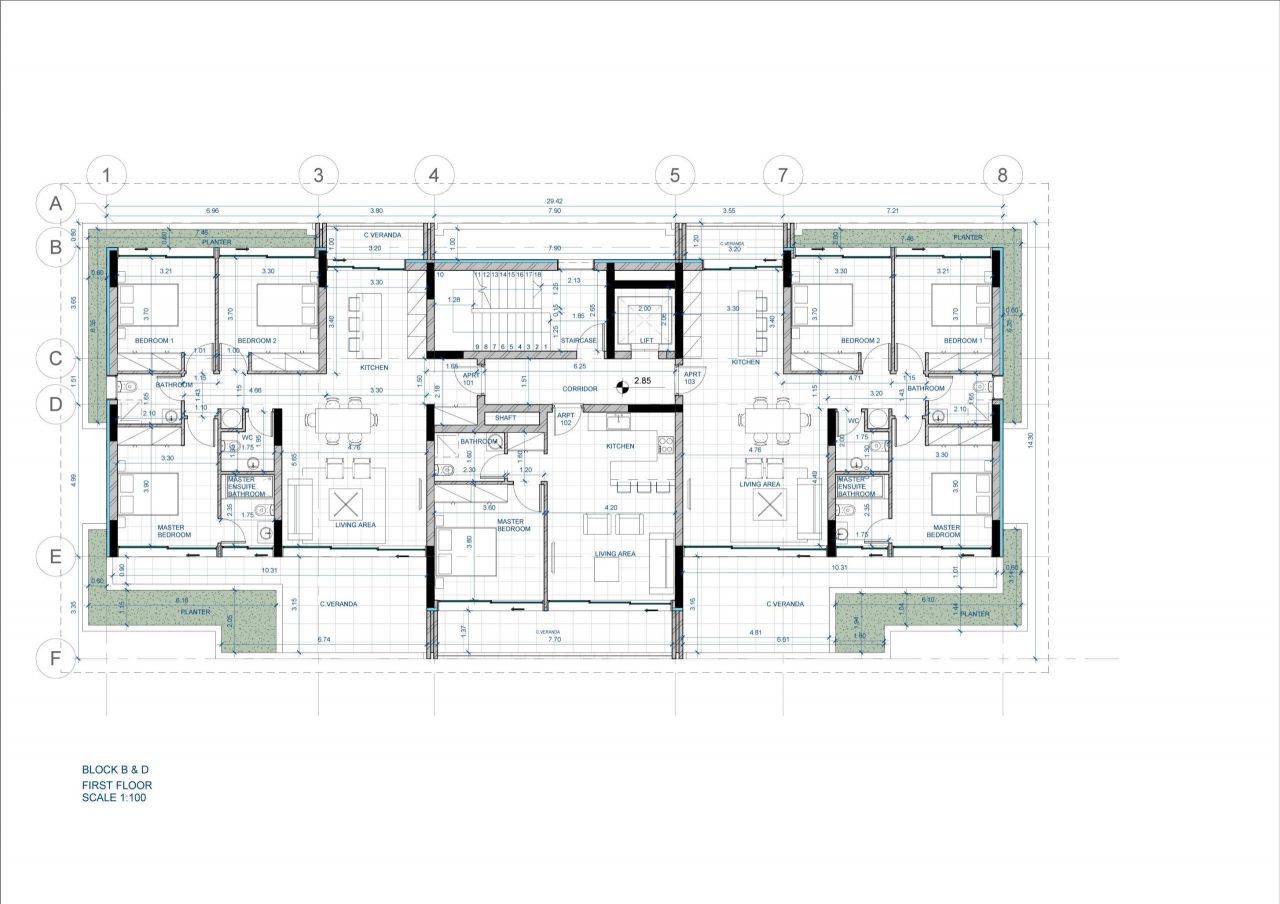 Квартира в Пафосе, Кипр, 68 м² - фото 2