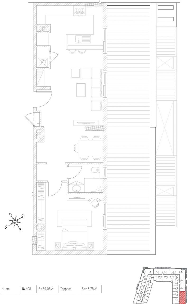Инвестиционный проект в Дубае, ОАЭ, 83.73 м² - фото 17