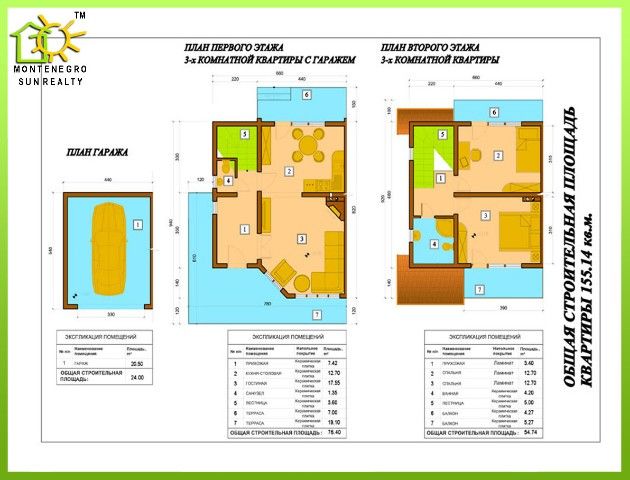 Квартира в Баре, Черногория, 132 м² - фото 16