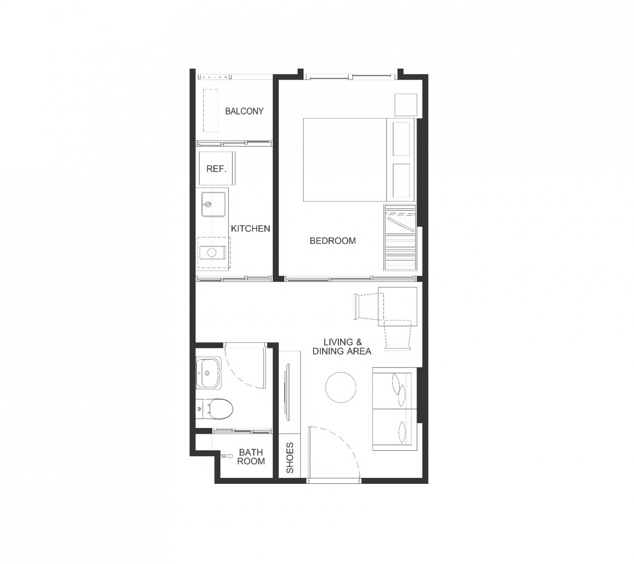 Апартаменты на Пхукете, Таиланд, 29 м² - фото 8