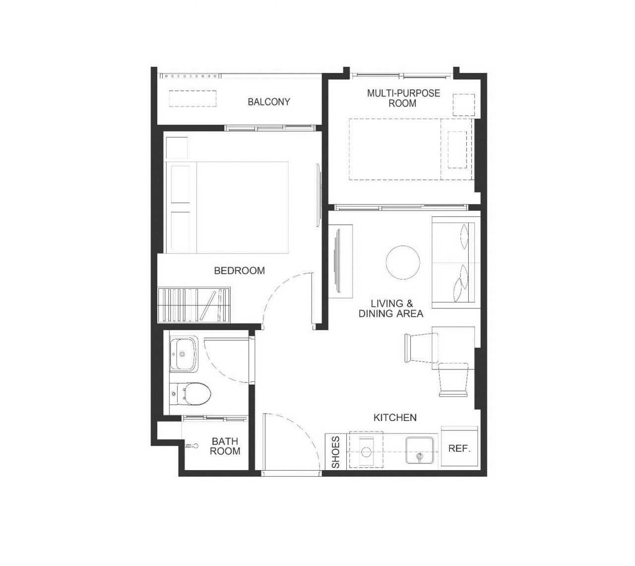 Апартаменты на Пхукете, Таиланд, 34 м² - фото 8