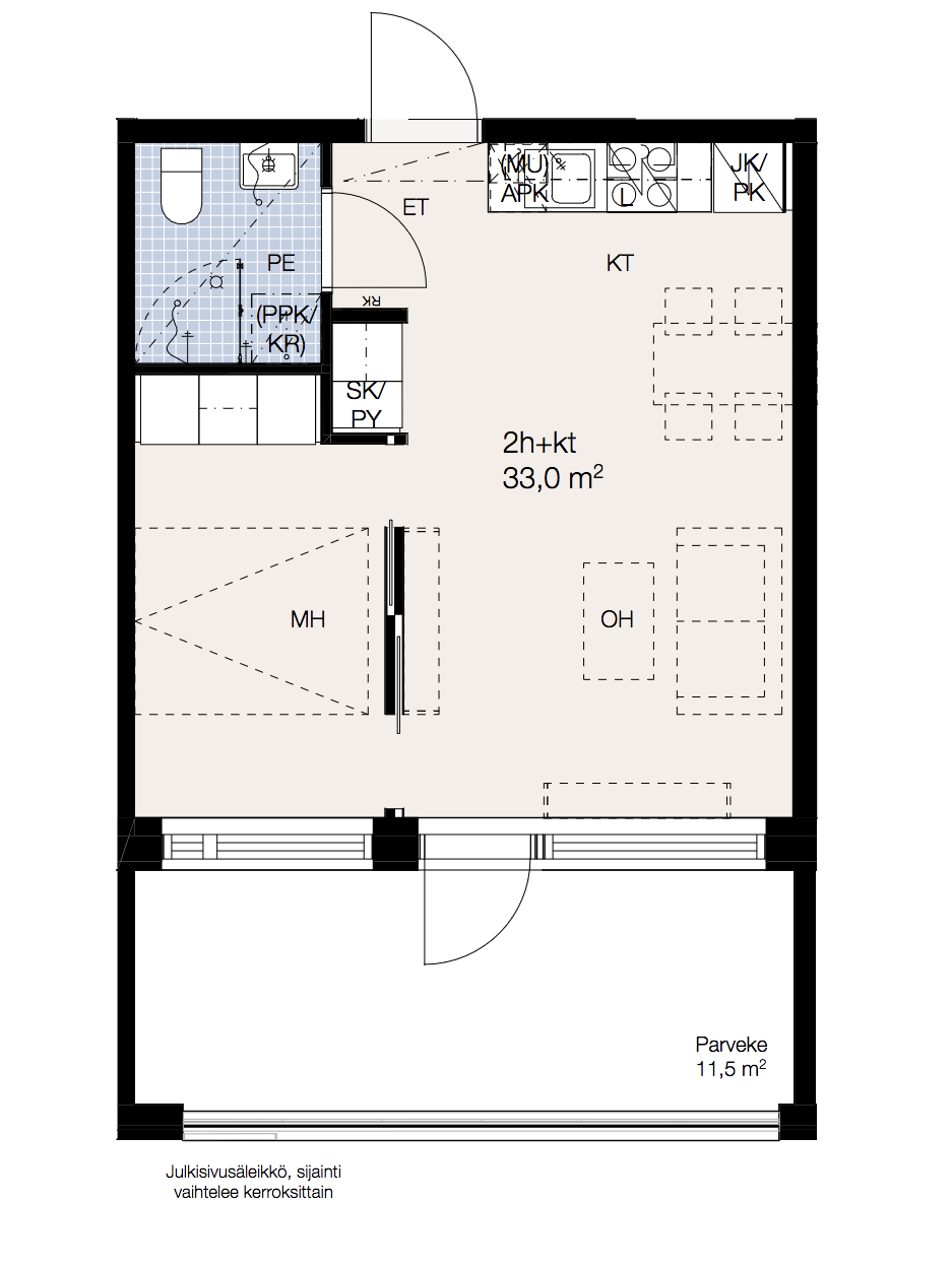 Квартира в Вантаа, Финляндия, 33 м² - фото 9