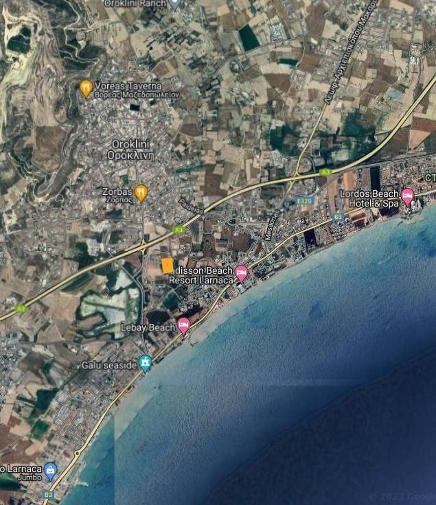 Земля в Ларнаке, Кипр, 20 737 м2 - фото 1