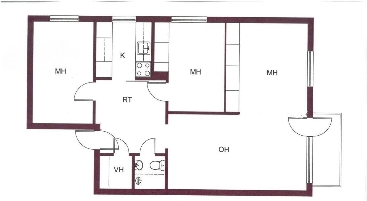 Квартира в Пиексямяки, Финляндия, 79 м² - фото 2