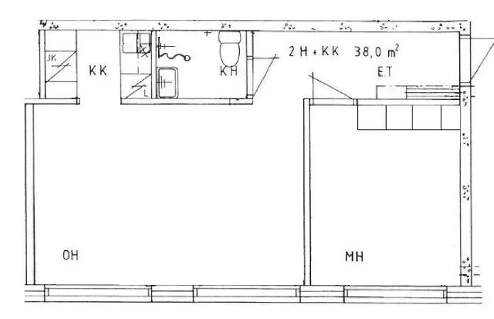 Квартира в Иисалми, Финляндия, 38 м² - фото 2