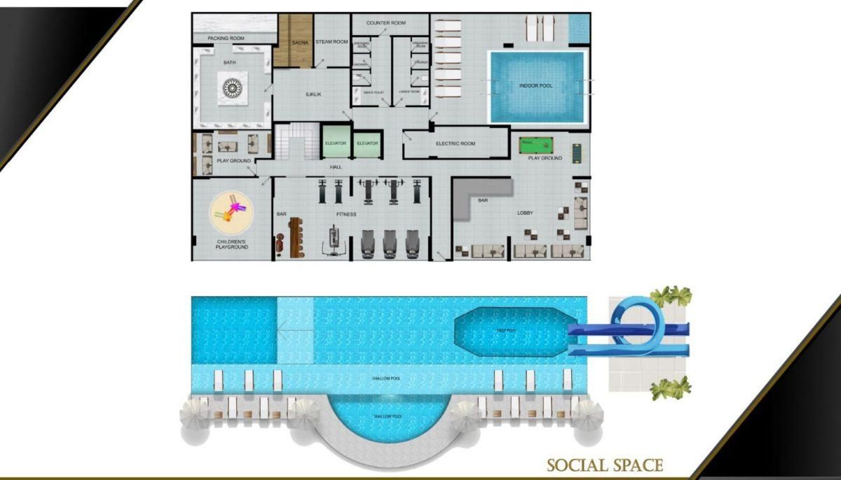 Квартира в Авсалларе, Турция, 92 м² - фото 15