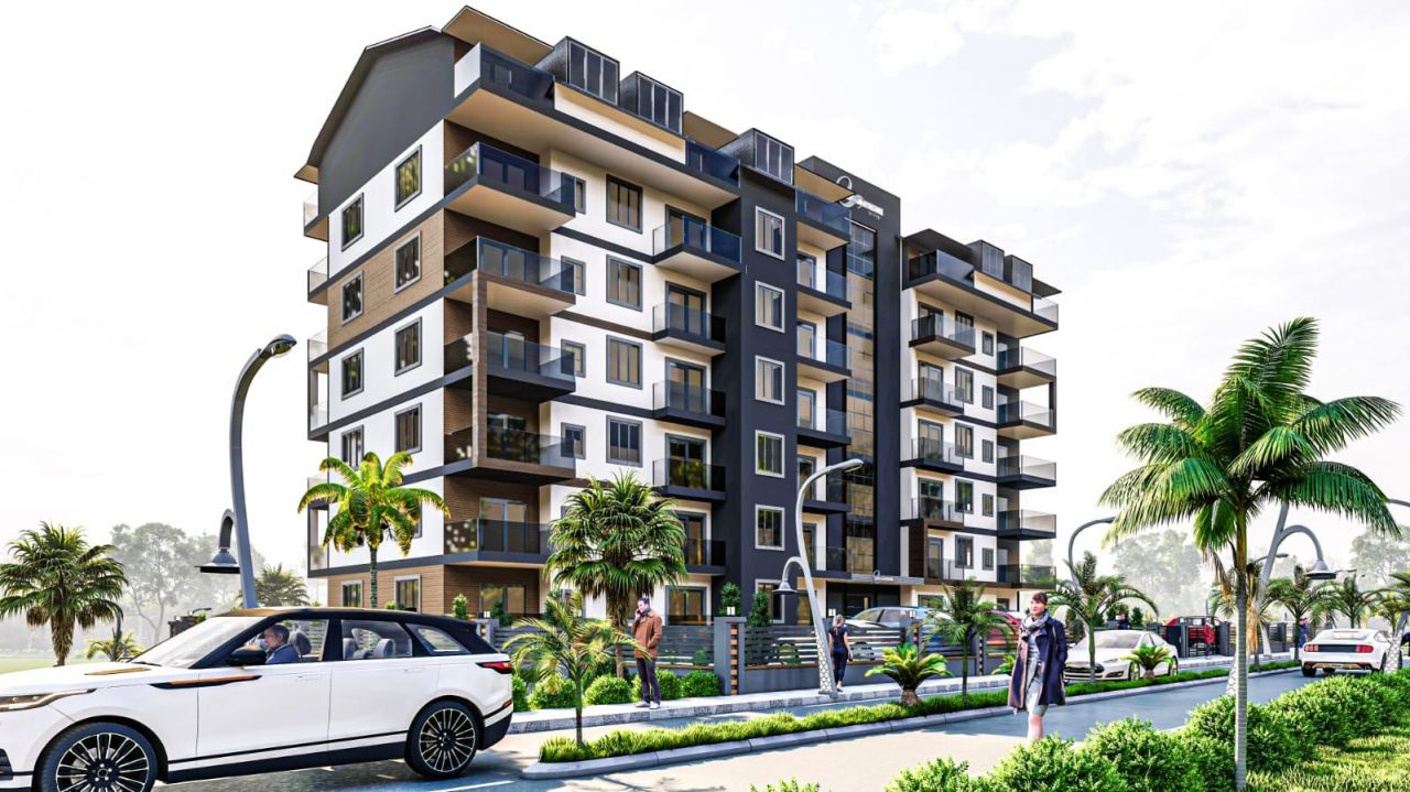 Квартира в Газипаше, Турция, 50 м² - фото 6