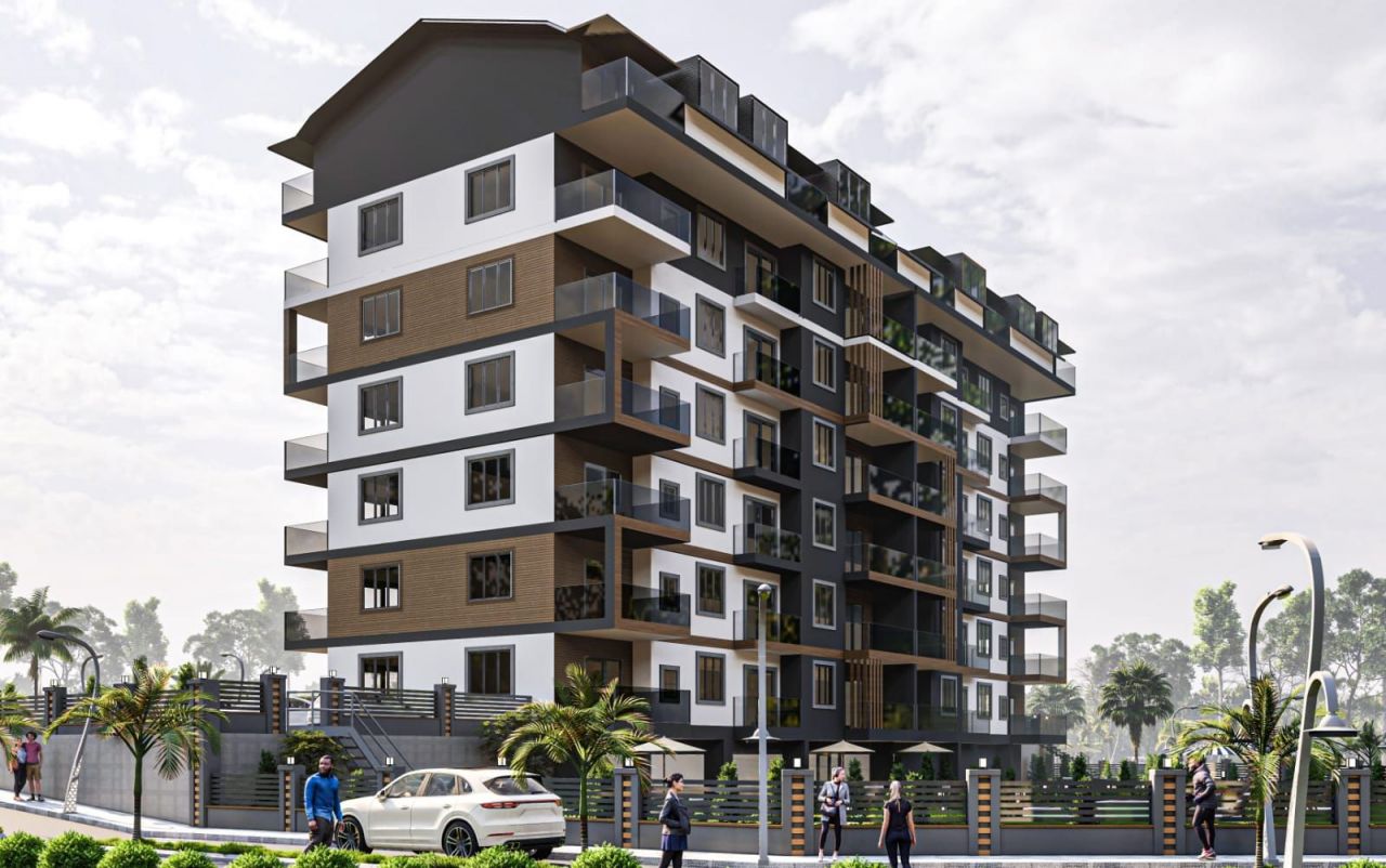 Квартира в Газипаше, Турция, 50 м² - фото 5