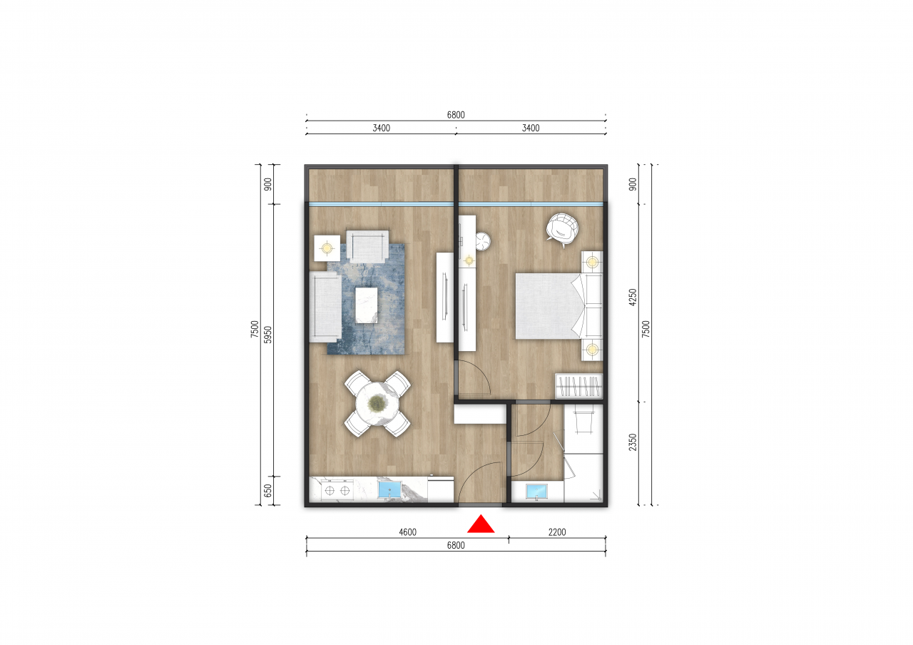 Апартаменты на Пхукете, Таиланд, 35 м² - фото 7