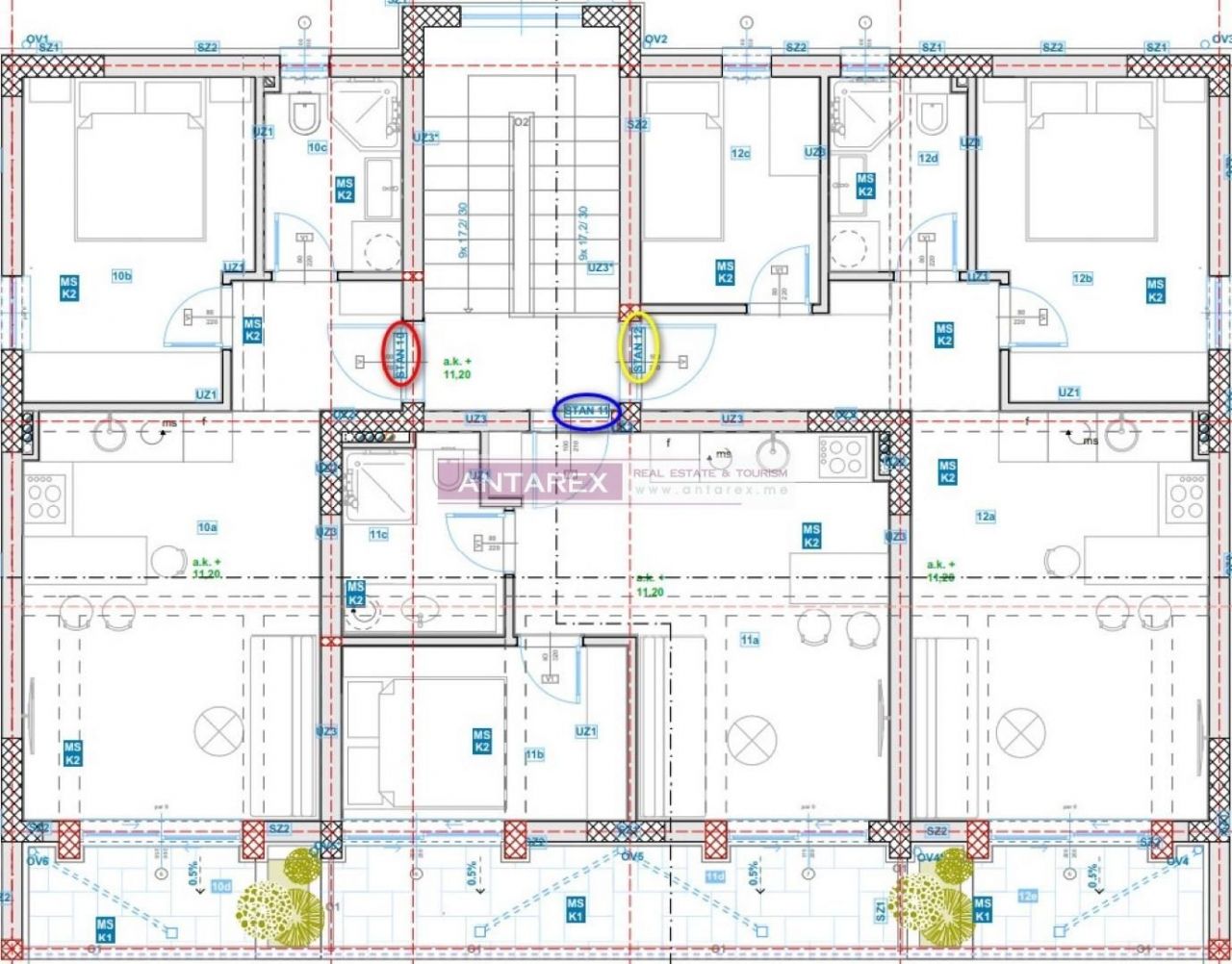 Апартаменты в Биеле, Черногория, 57 м² - фото 8