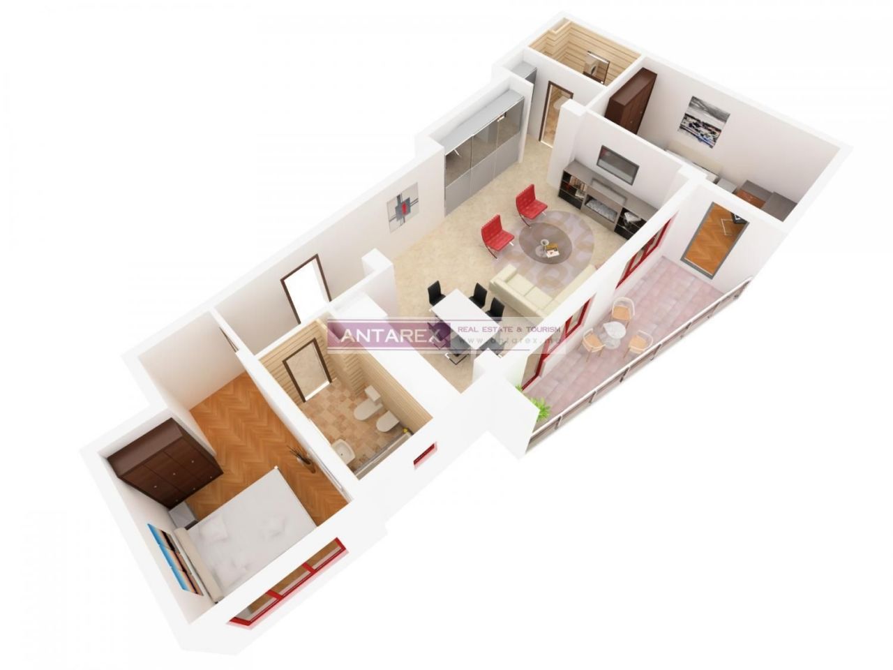 Апартаменты в Бечичи, Черногория, 99 м² - фото 11