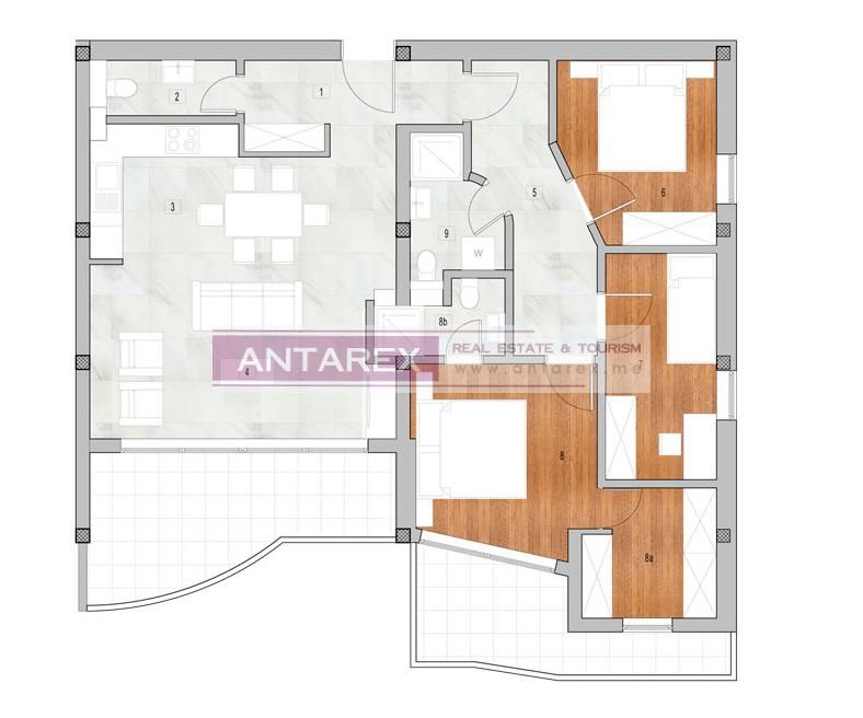 Апартаменты в Мельине, Черногория, 112 м² - фото 17