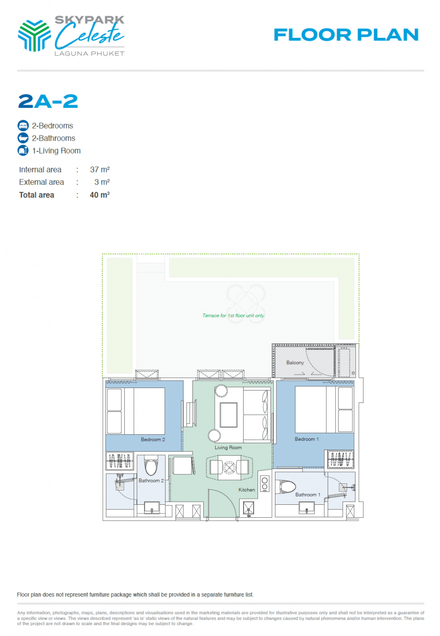 Апартаменты на Пхукете, Таиланд, 29 м² - фото 10