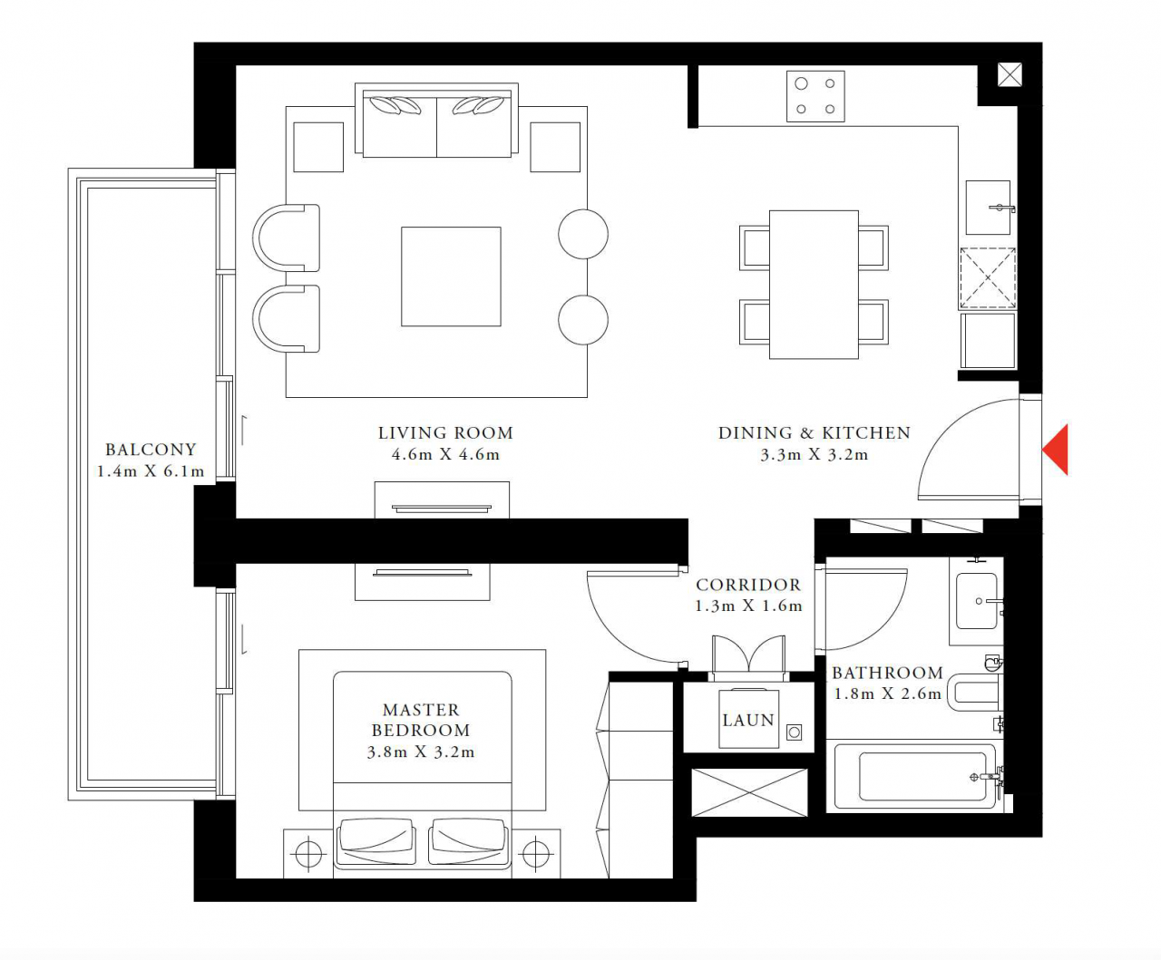 Апартаменты в Дубае, ОАЭ, 75 м² - фото 8