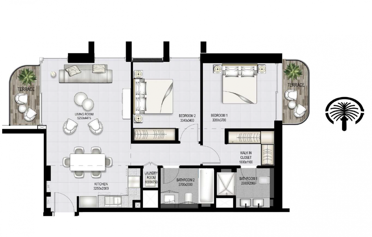 Апартаменты в Дубае, ОАЭ, 102 м² - фото 12