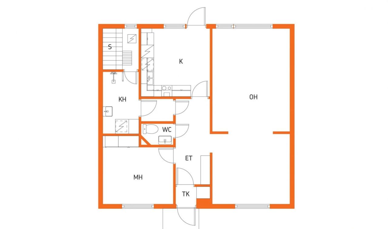 Таунхаус в Леппявирта, Финляндия, 71 м² - фото 2