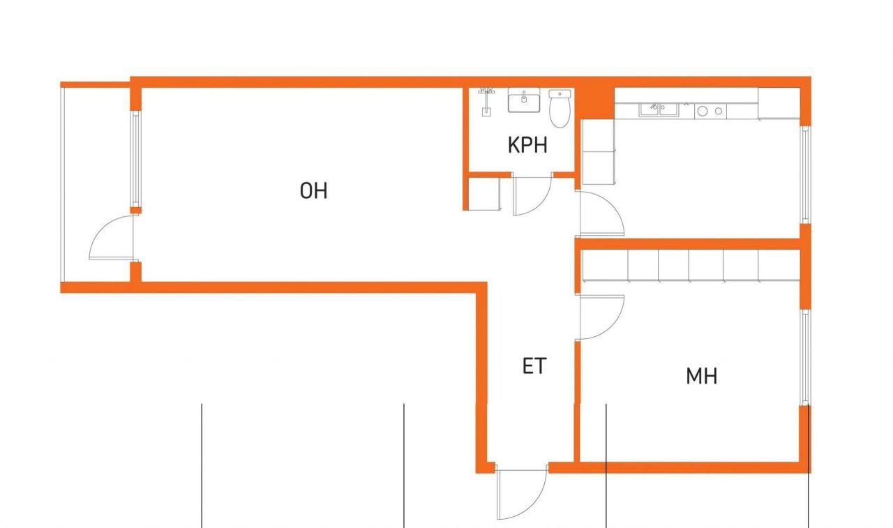 Квартира в Ямся, Финляндия, 63.5 м² - фото 2
