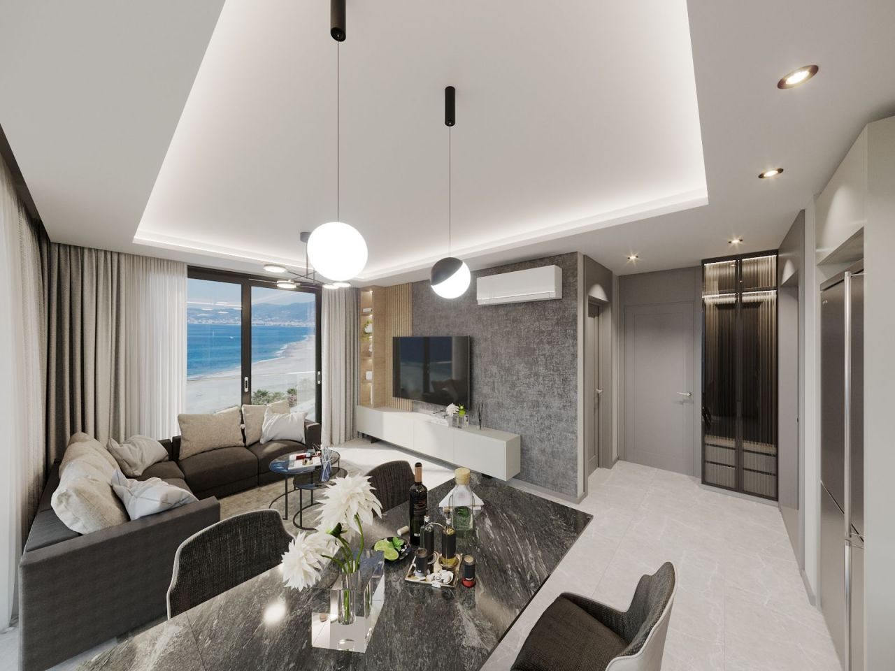 Апартаменты в Кестеле, Турция, 68 м² - фото 8