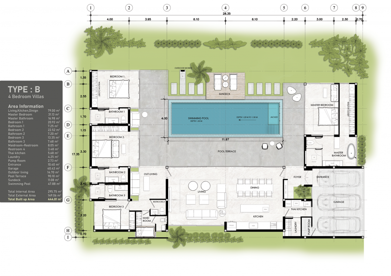 Вилла на Пхукете, Таиланд, 451 м² - фото 7