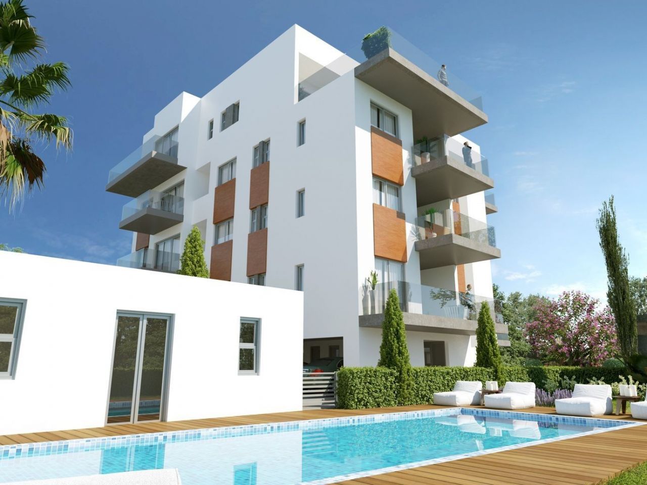 Апартаменты в Лимасоле, Кипр, 69 м2 - фото 1