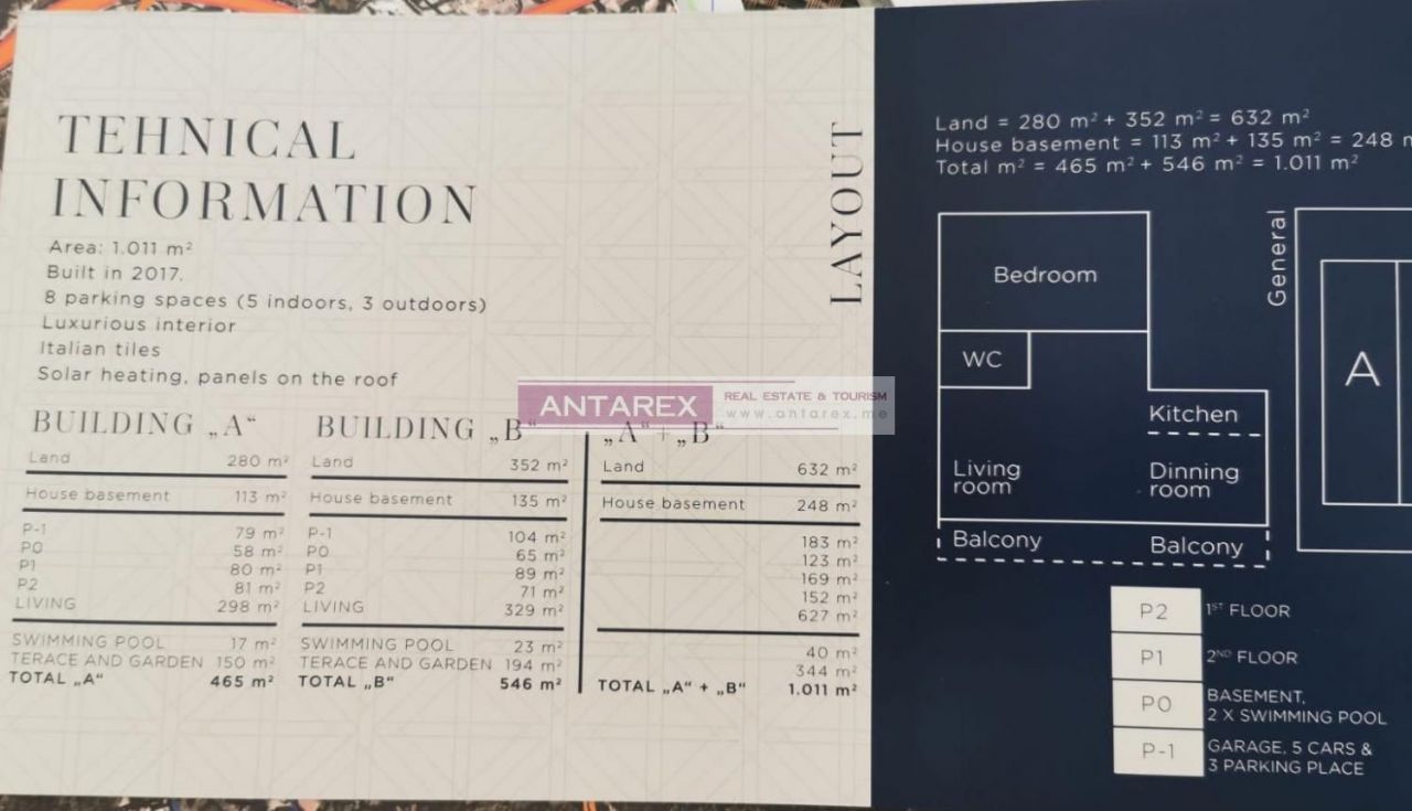 Вилла в Будве, Черногория, 546 м² - фото 15