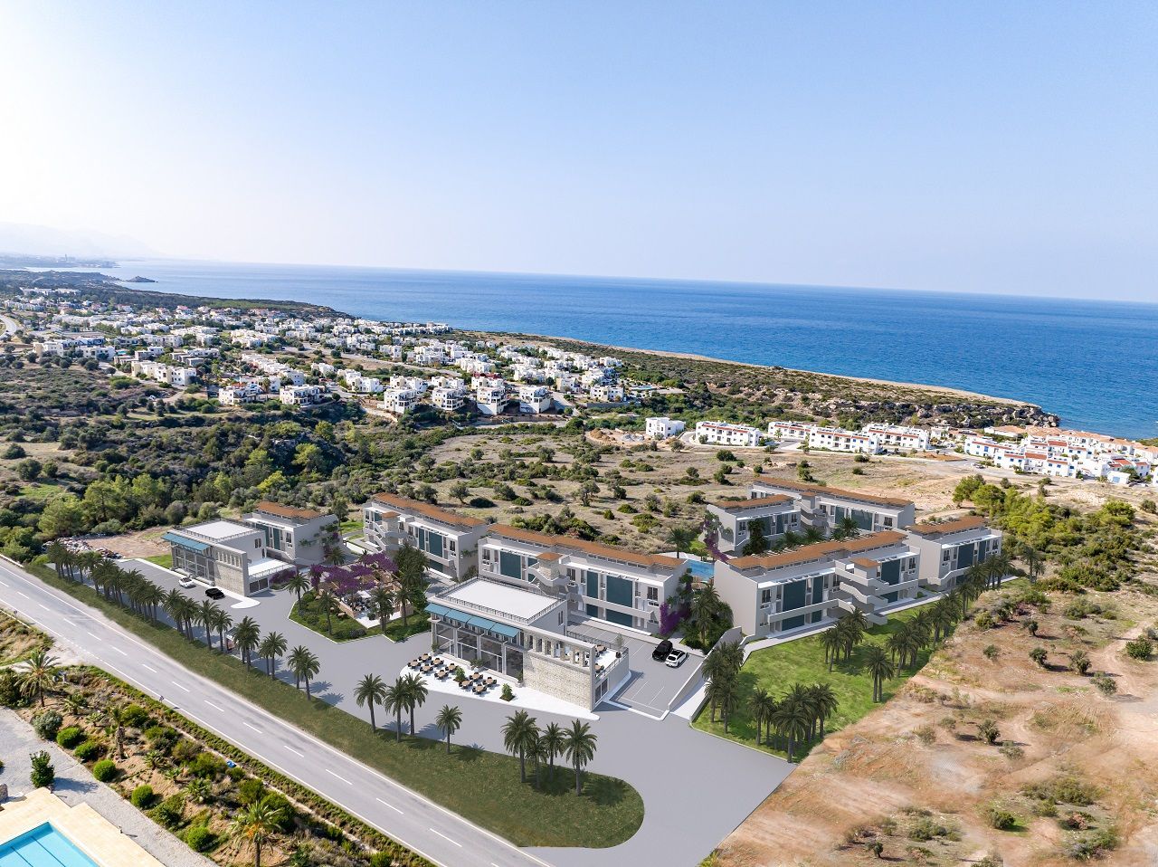 Апартаменты в Эсентепе, Кипр, 40 м2 - фото 1