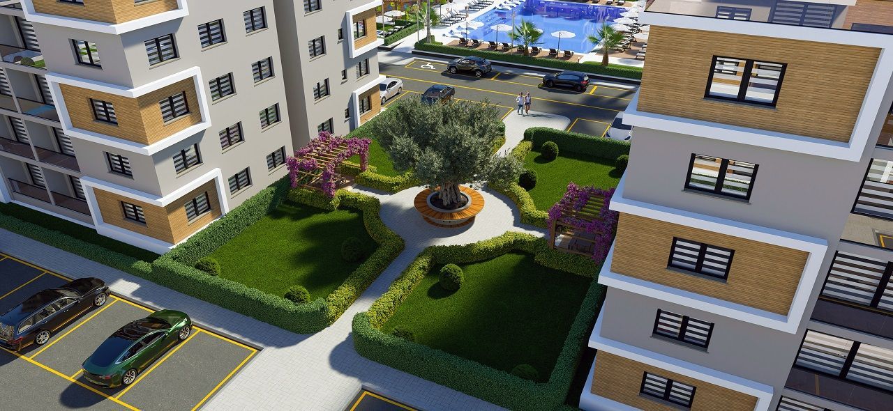 Апартаменты в Фамагусте, Кипр, 66 м2 - фото 1
