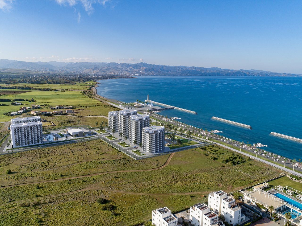 Апартаменты в Гюзельюрте, Кипр, 37 м2 - фото 1