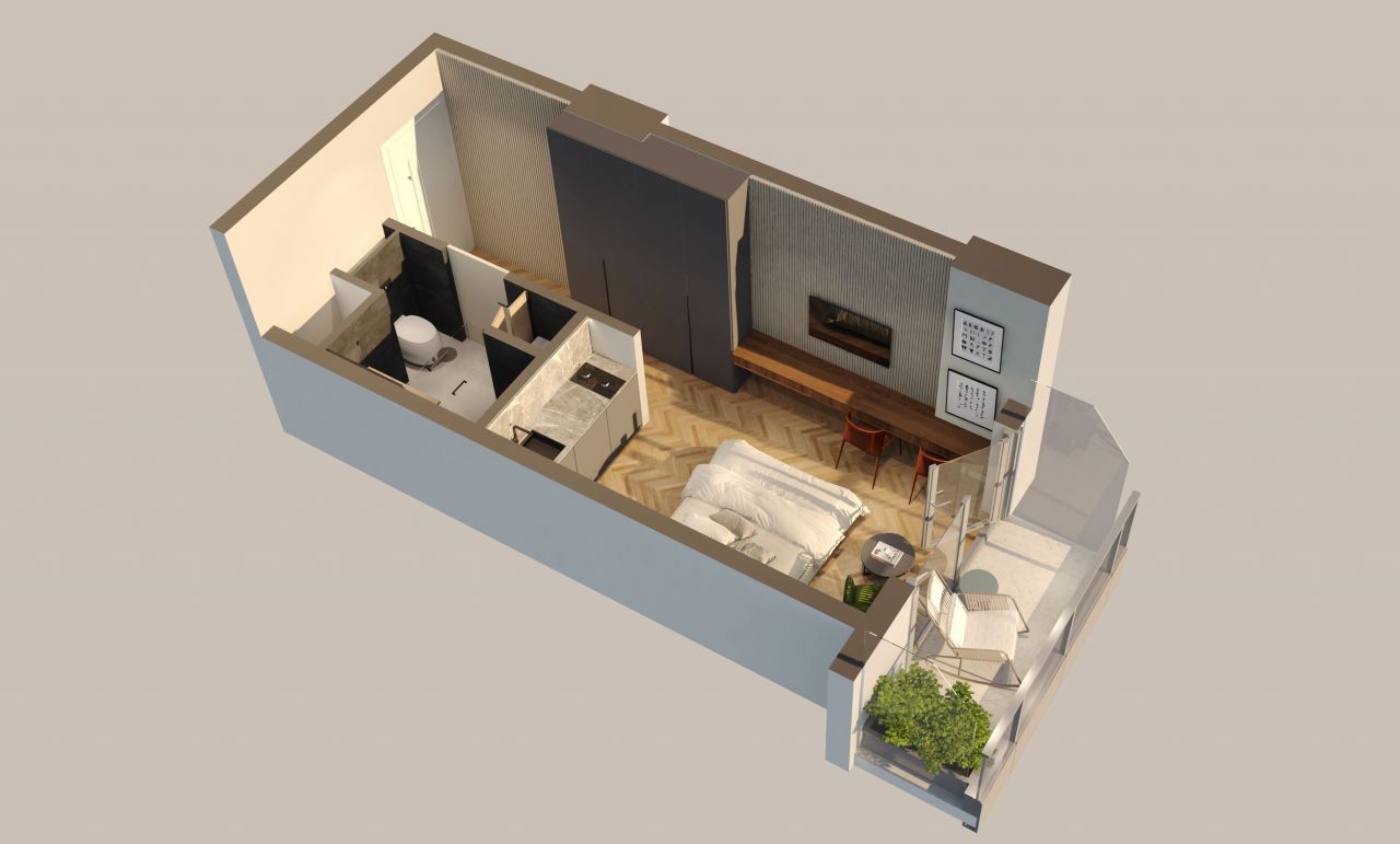 Апартаменты в Батуми, Грузия, 27.5 м² - фото 10