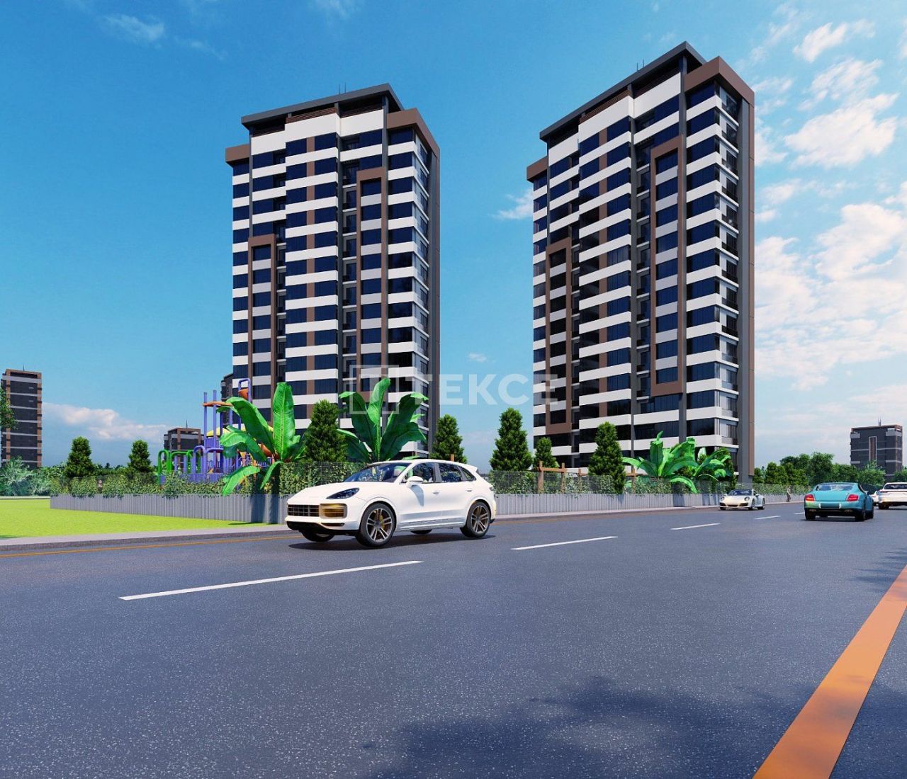 Апартаменты Мезитли, Турция, 97 м² - фото 1