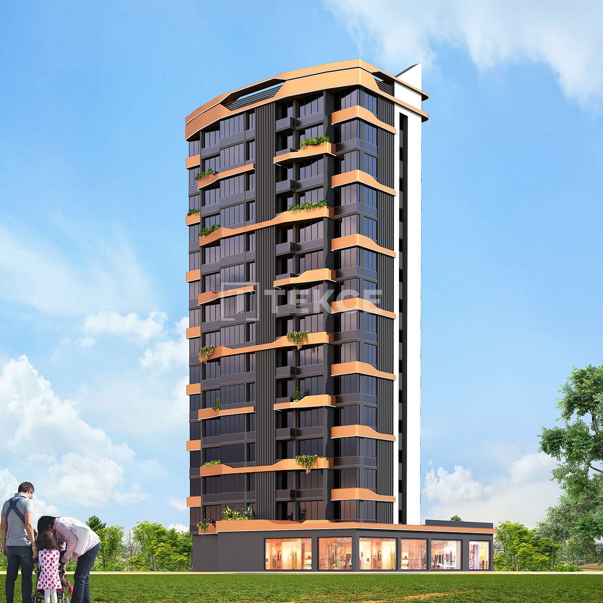 Апартаменты Мезитли, Турция, 115 м² - фото 1