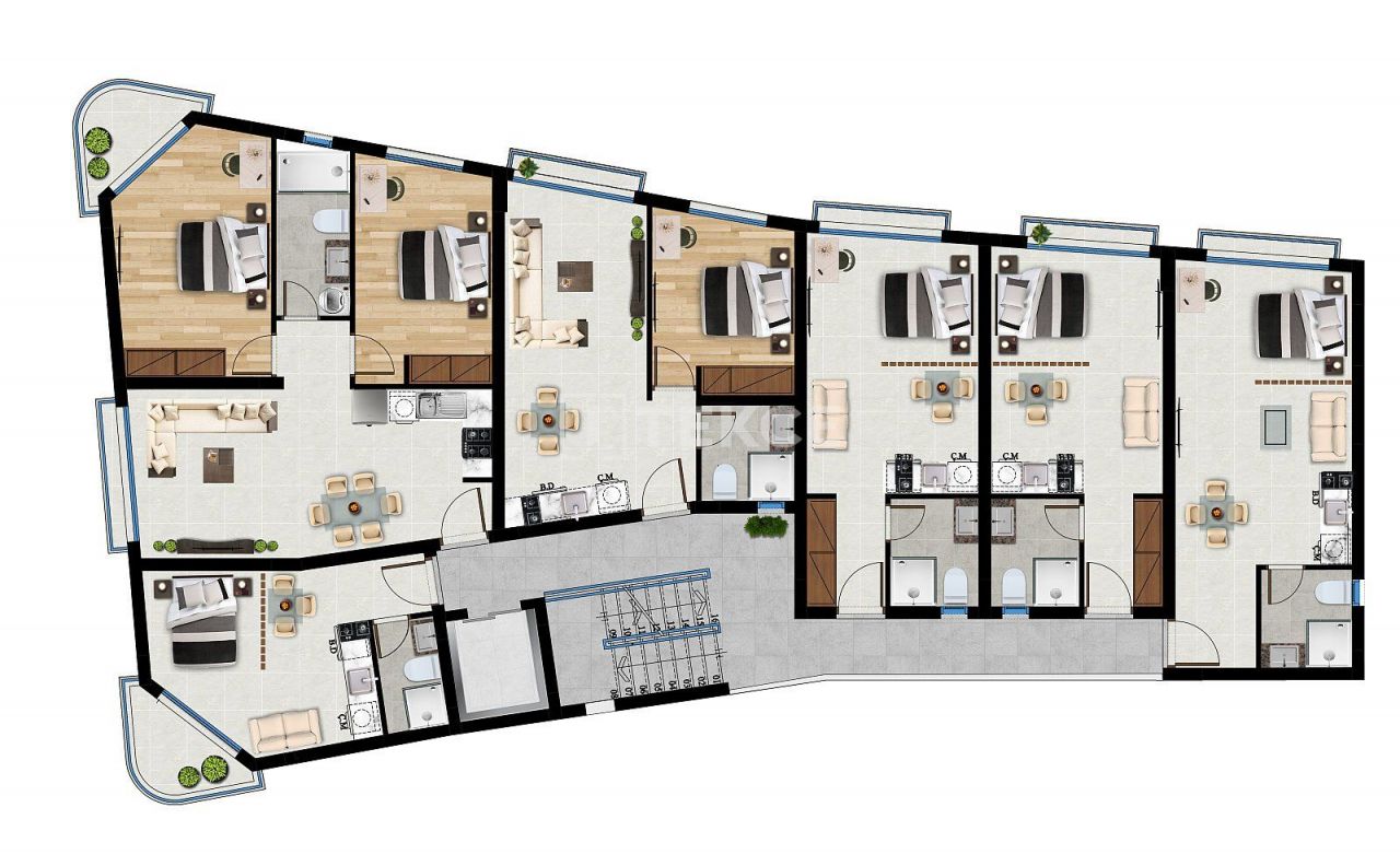 Апартаменты в Искеле, Кипр, 44 м² - фото 6