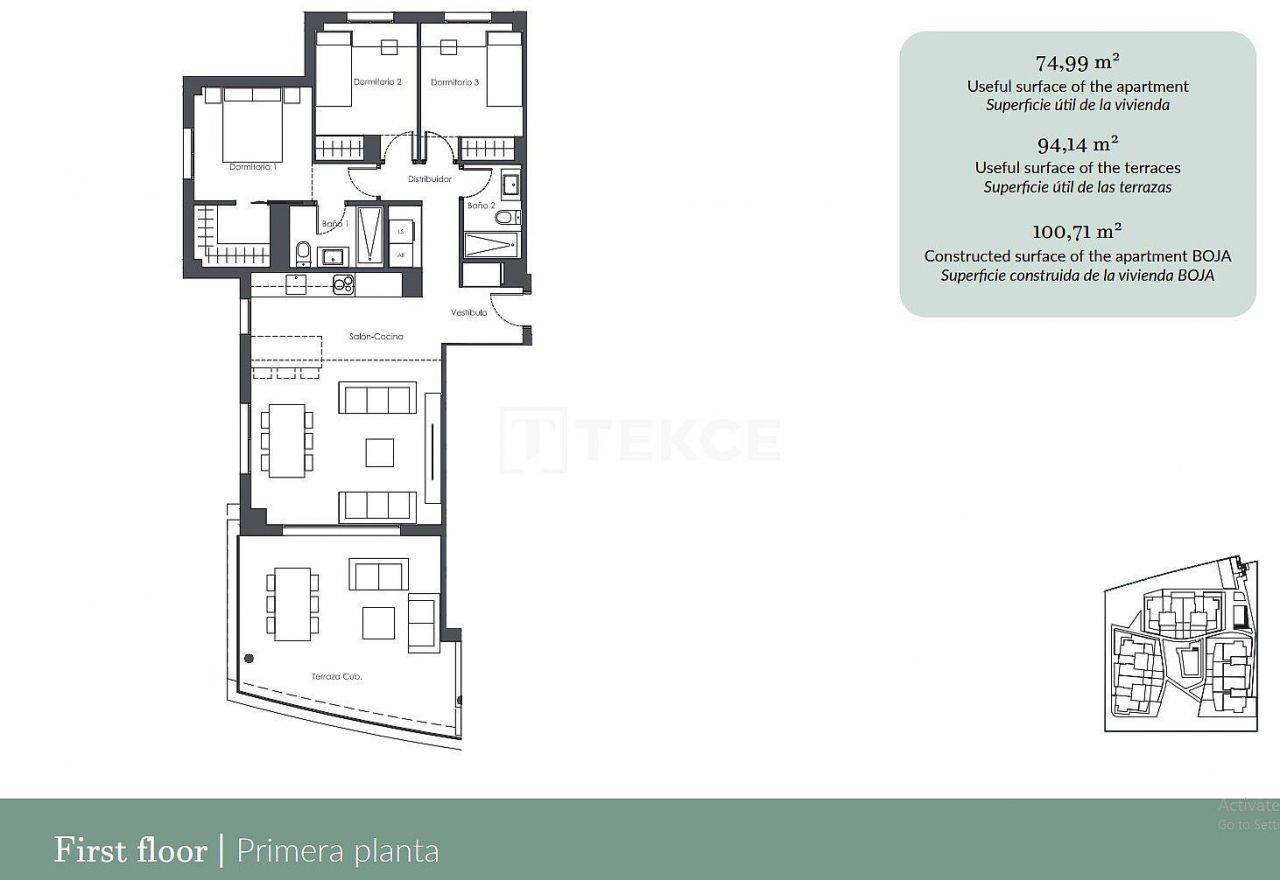 Апартаменты в Эстепоне, Испания, 92 м² - фото 6