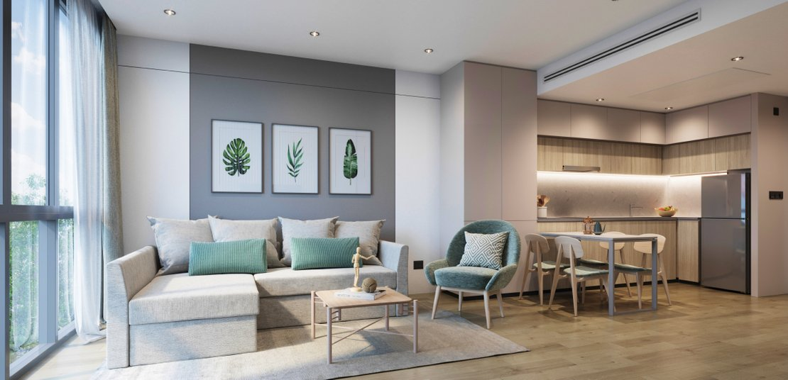 Апартаменты на пляже Банг Тао, Таиланд, 67 м² - фото 2